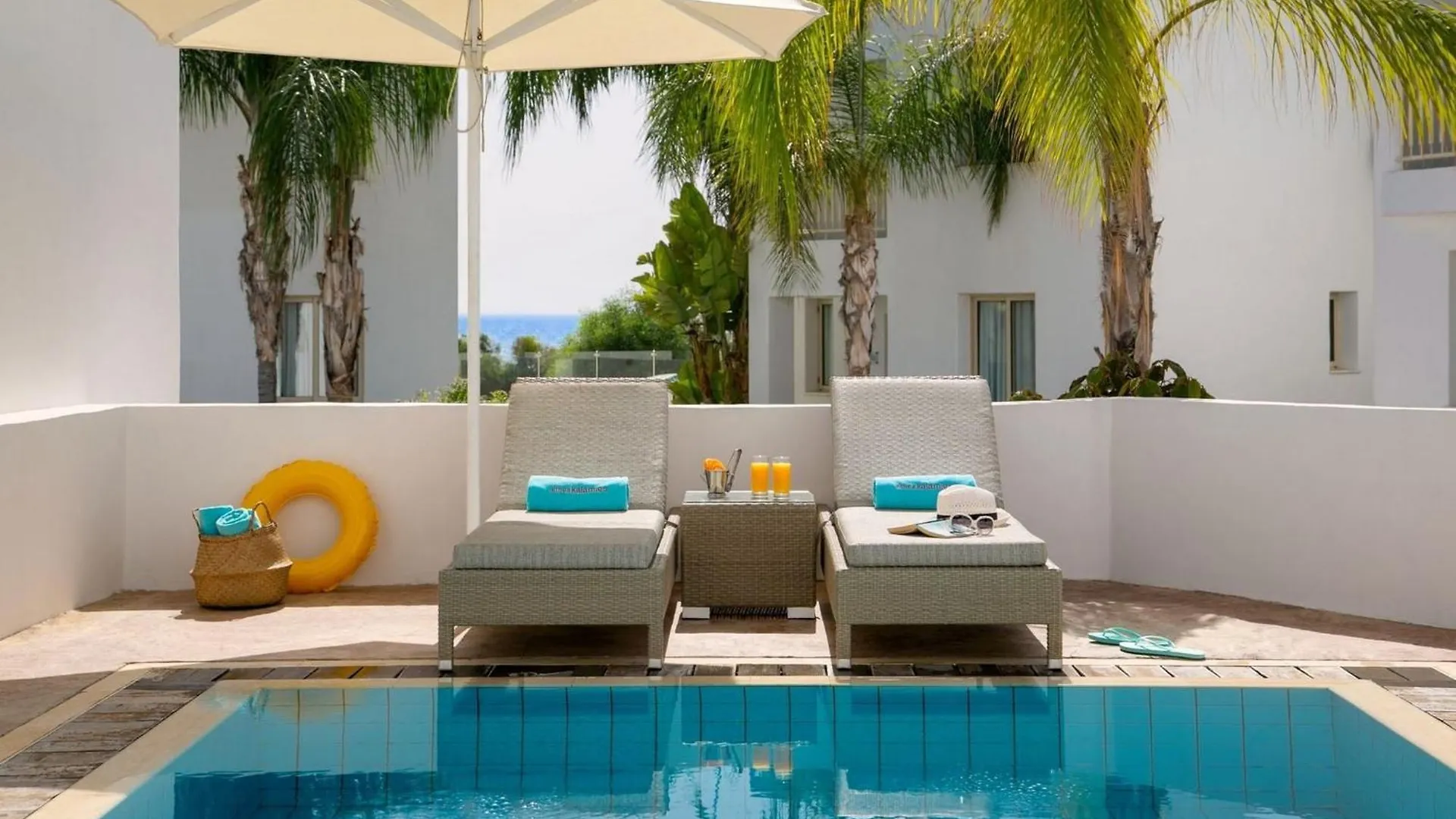 Dazzling Protaras Villa Villa Akame 3 Bedrooms Beachfront Private Outdoor Pool Furished Sun Terrace Ellinon